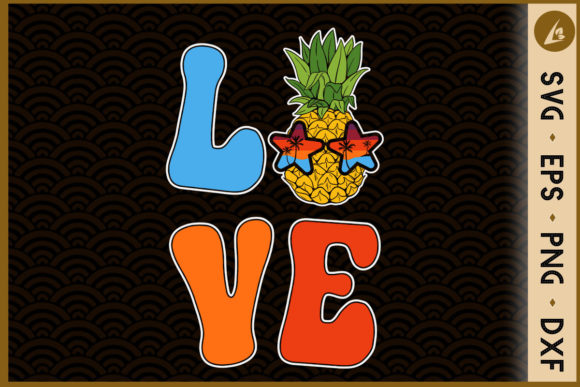 LOVE Funny Pineapple Sunglasses