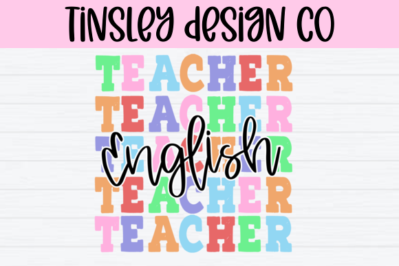 PNG Sublimation English Teacher