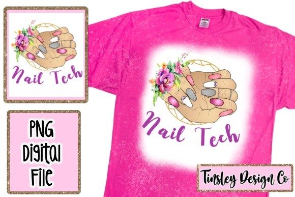 Png SUBLIMATION Nail Technician Tech