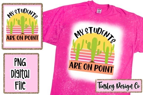 Png SUBLIMATION Teacher Cactus Student