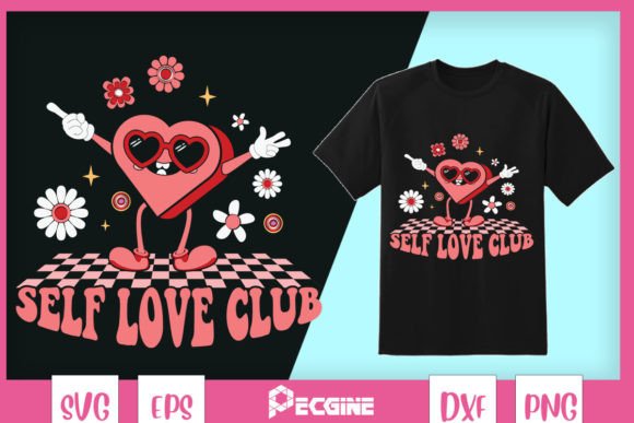 Self Love Club Groovy Valentine Day