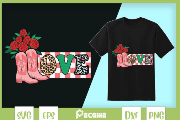 Valentine s Day Love and Boot