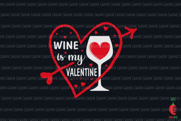 Wine Lover Heart Design
